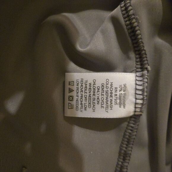 Susan Graver  Large Gray Tunic Top Gray Liquid Knit Travel Shirt Dark Academia - Picture 3 of 7